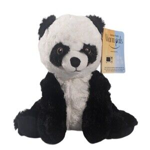 Warm Pals Panda Microwavable Plush Comfort Stuffed Animal Weighted Toy Coolable